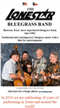 Mobile Screenshot of lonestarbluegrassband.com